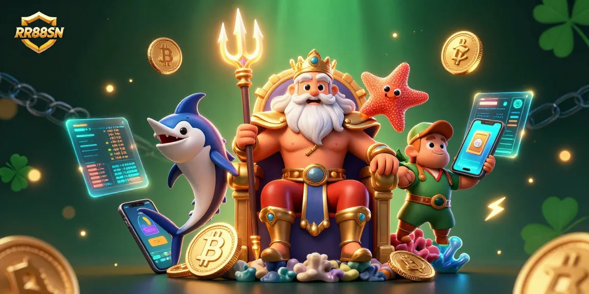 Engage with RR88SN’s exciting gaming experience featuring vibrant casino elements and characters.